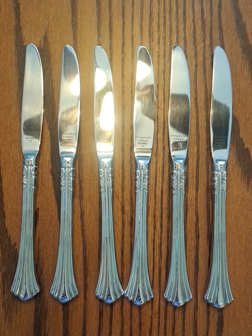 Reed And Barton 1800 Pattern Stainless Service For 6